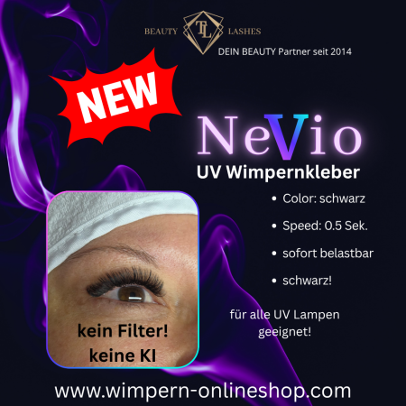 UV Wimpernkleber NEVIO (black) / 1 Stk.